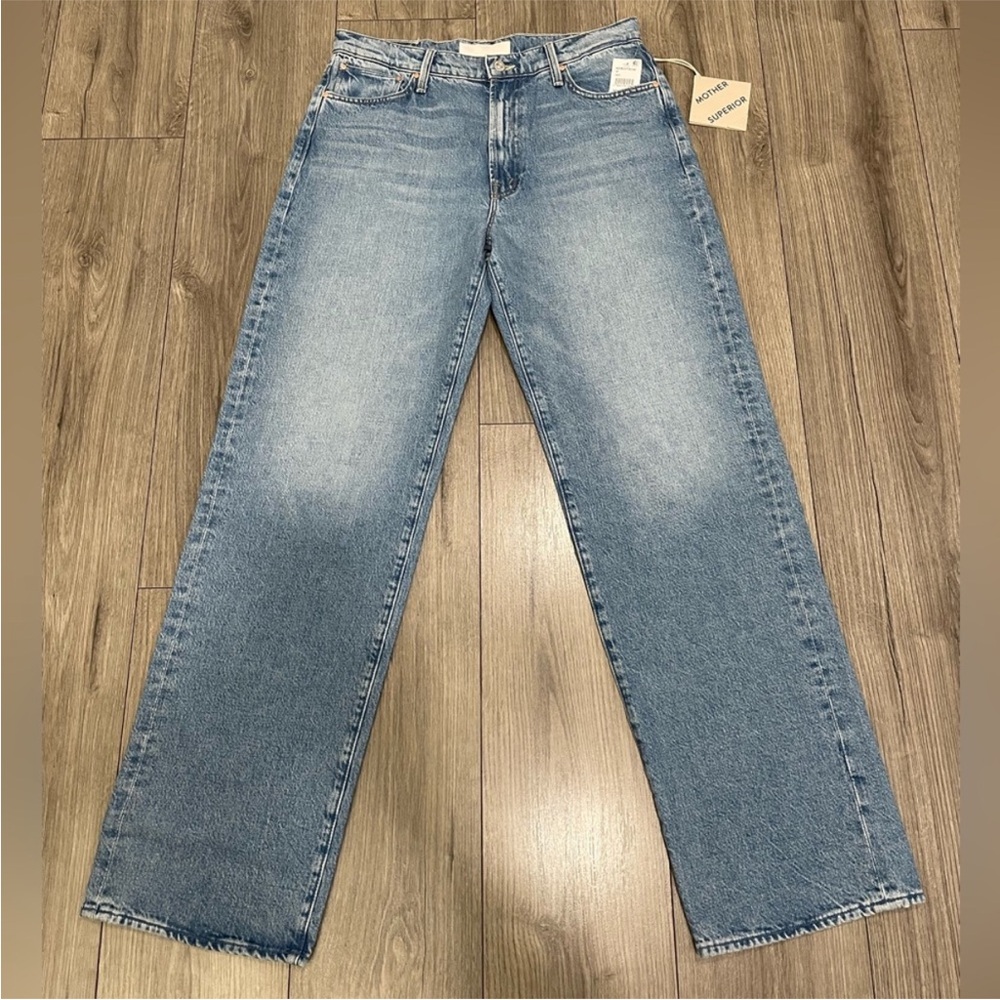 NWT Mother Jeans The Dodger Skimp Cuff in Leap of Faith Sz 32 - Picture 4 of 15